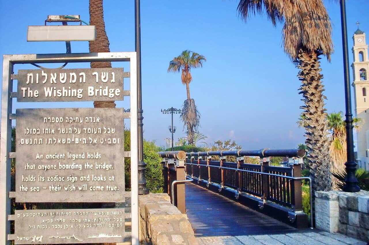 Jaffa Old City Wishing Zodiac Bridge