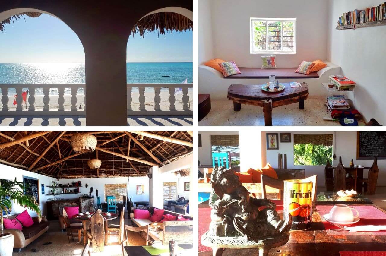 Zanzibar, Interior of the Uhuru resort, Jambiani Beach