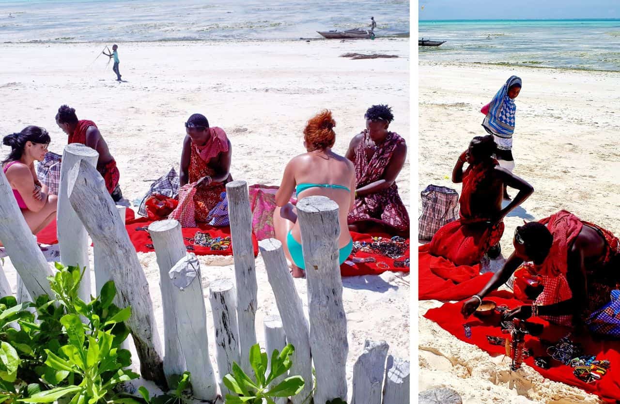 Zanzibar, Shooping on the Jambiani Beach