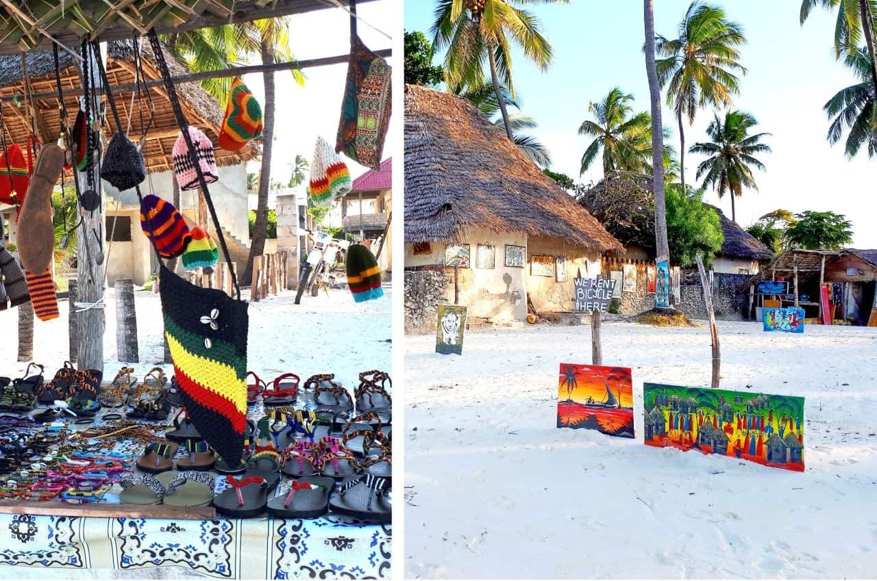 Zanzibar, souvenirs, the Jambiani Beach