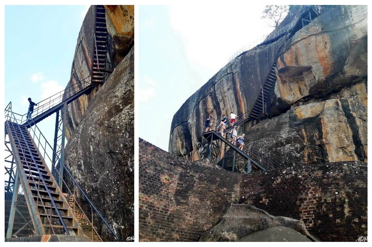 Metal stairs, Sigiriya, Lavlja stena
