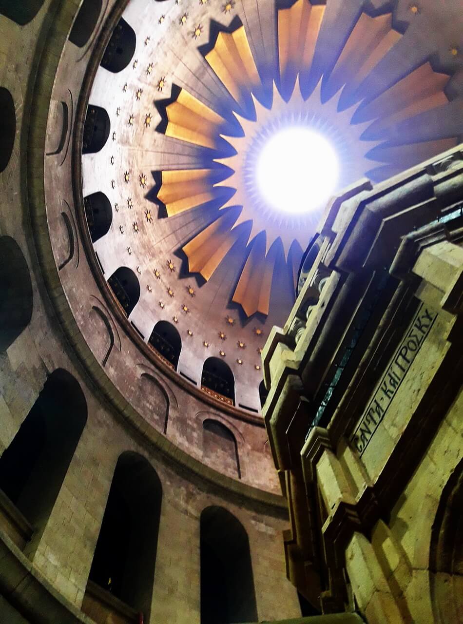 The Dome of the Anastasis above the Aedicule