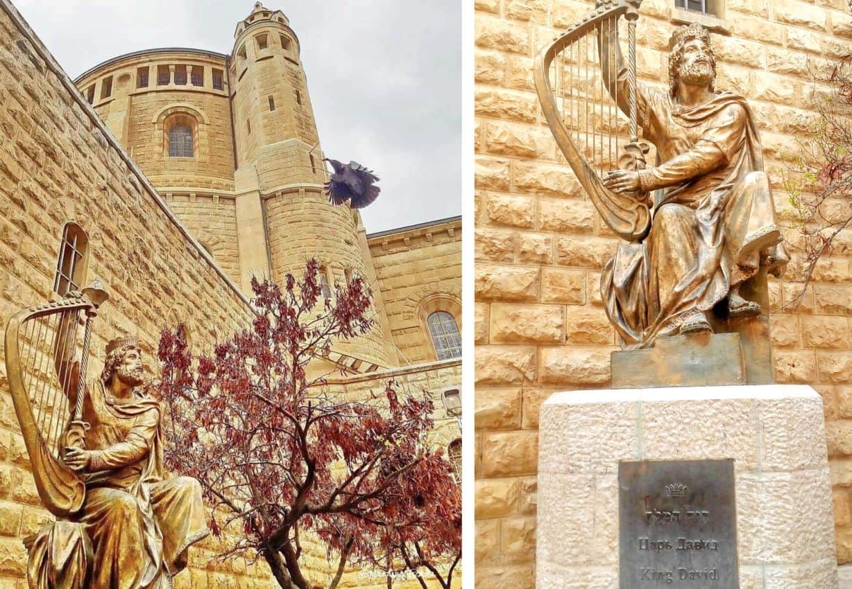 Jerusalem, Mount Zion, the statue of King David