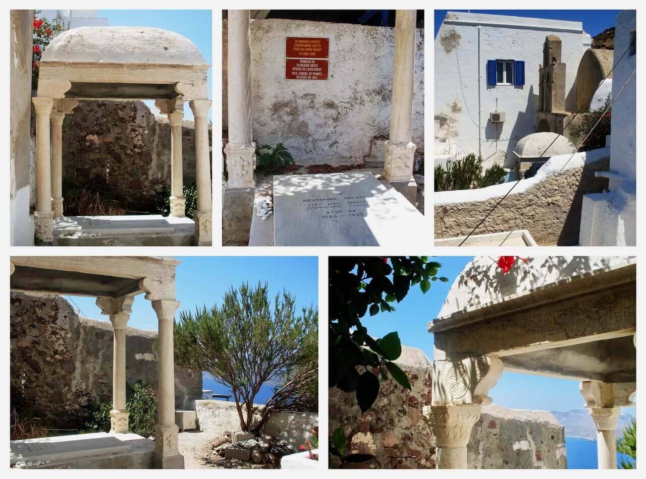 Catholic Church , the tomb of the French Vice-Consul Louis Brest's wife