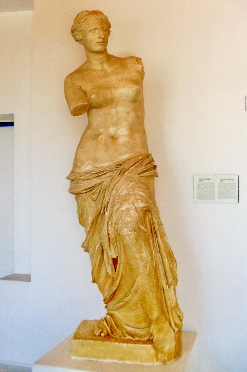 Statue of the Venus de Milo or Aphrodite, Archaeological Museum of Milos