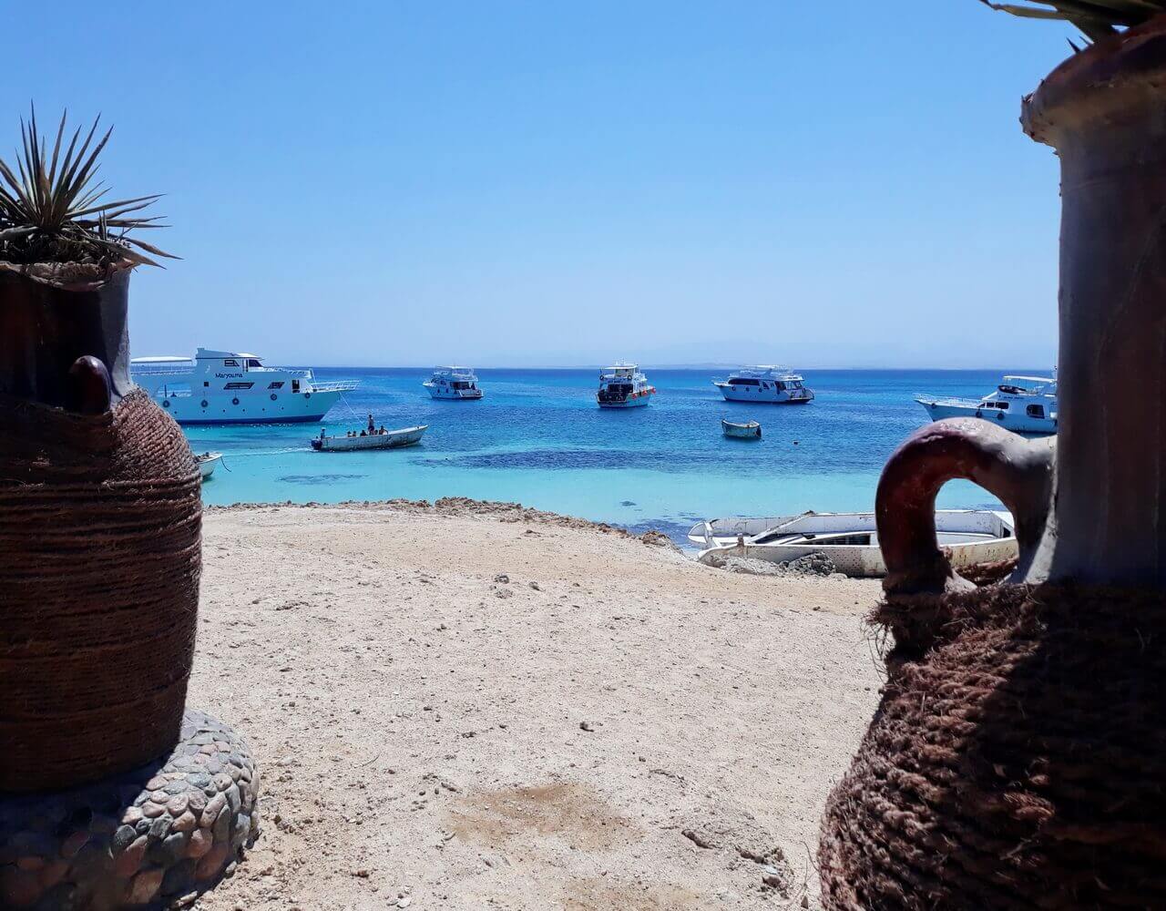 The view on the Paradise lagoon, Giftun, Rajsko ostrvo, Hurghada