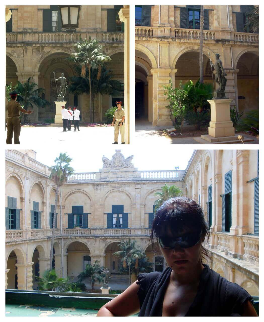 The Grand Masters Palace in the old City of Valletta on Malta in