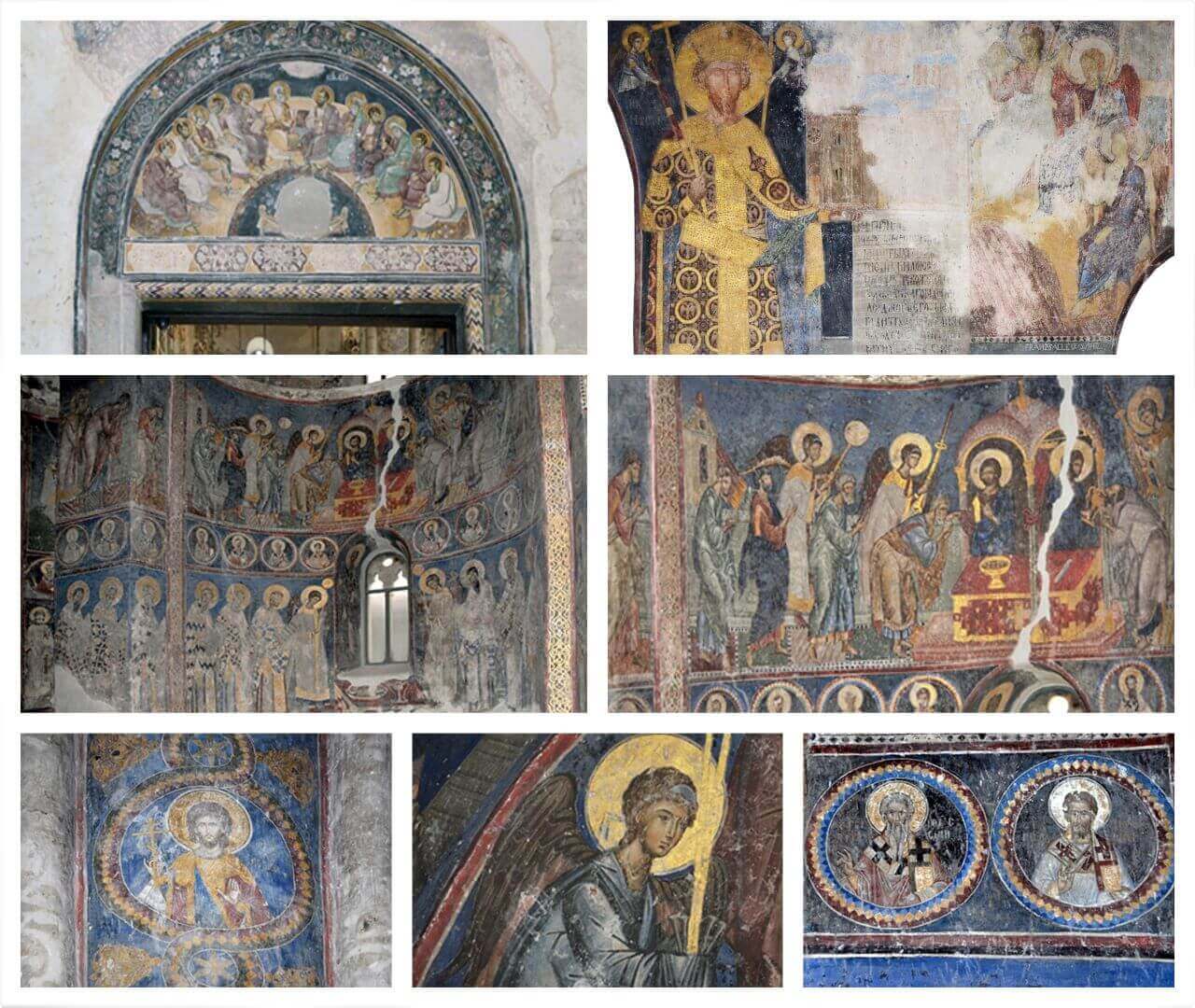 Manasija's frescoes in monastery
