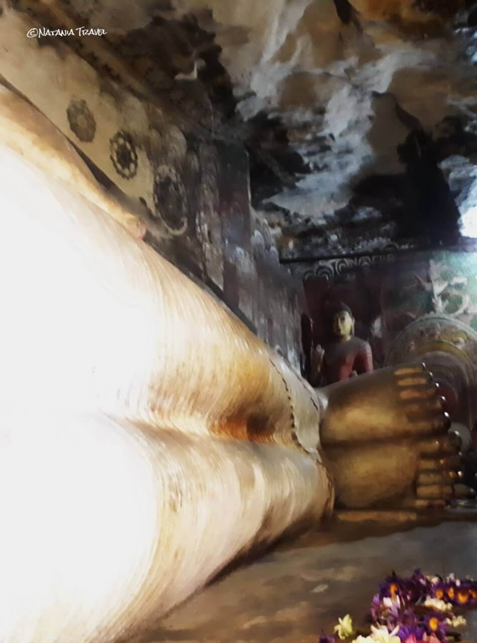 the Buddhas Feet Dambulla Cave 1