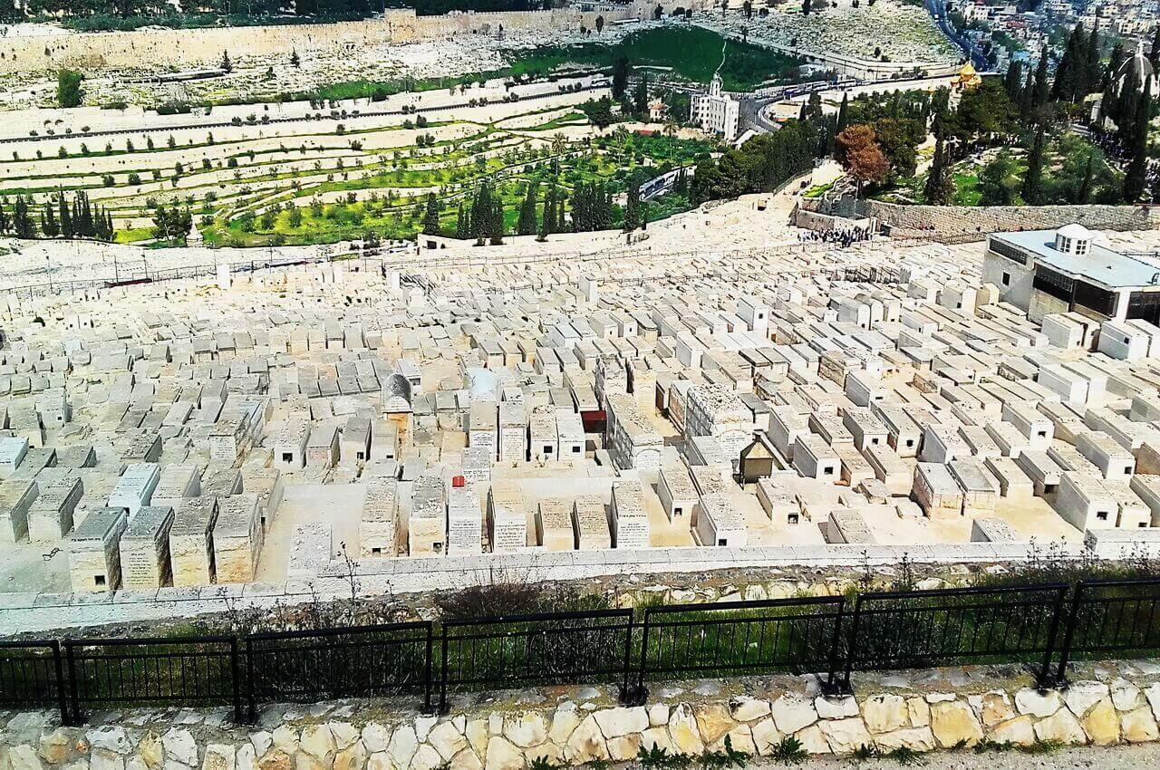 the Jewish Cemetery on the Mount of Olives