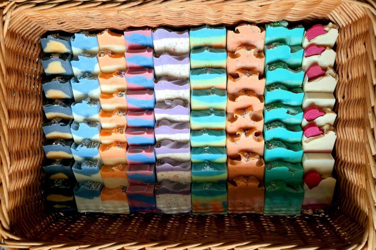 Colorful soaps