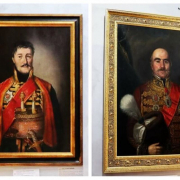 Portraits Karadjordje and Prince Milos Obrenovic