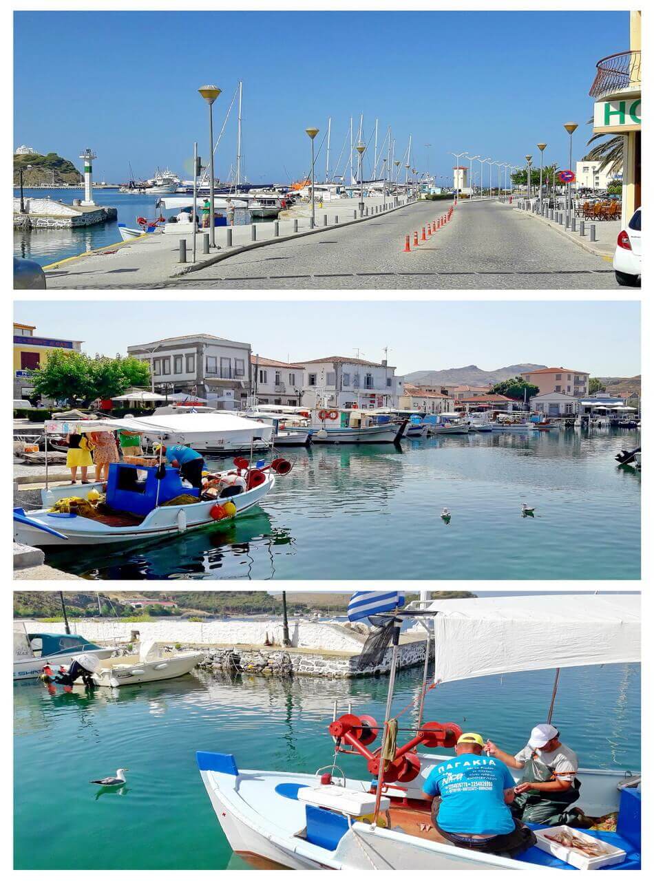 Myrina harbour, Limnos