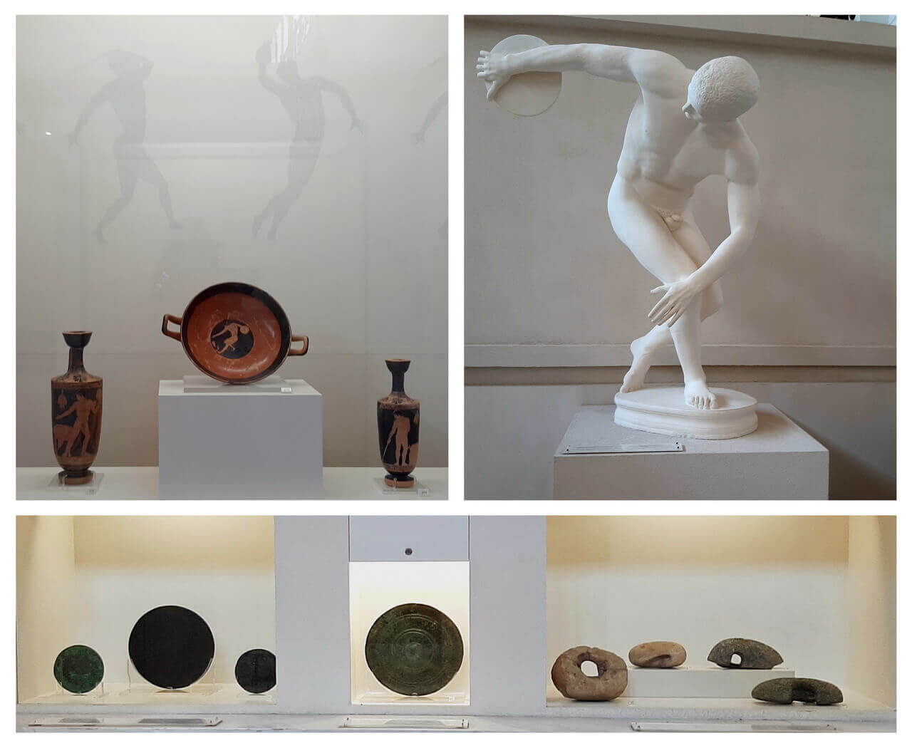 Discus, the Museum of the history of the Olympic Games, Olimpija