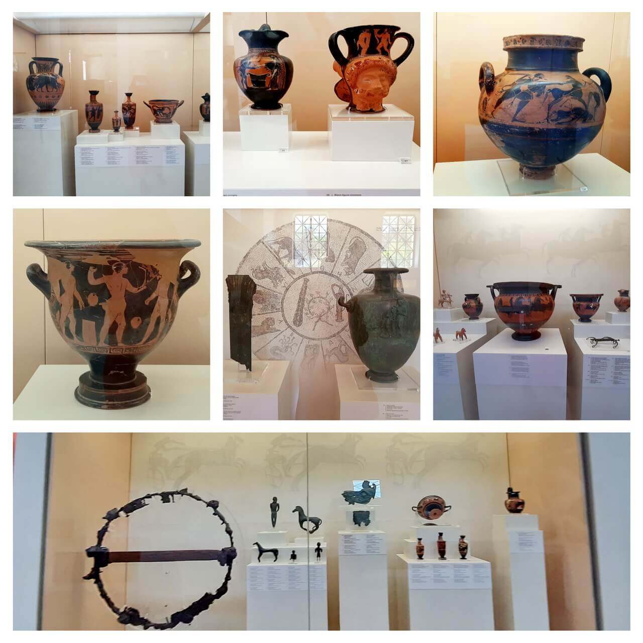 The pottery items, Museum of the history of the Olympic Games