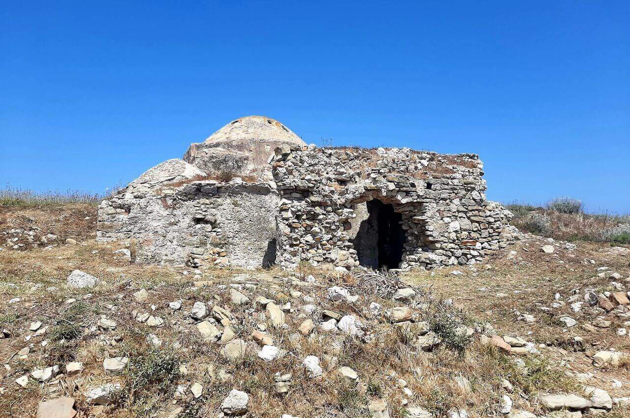 Ruins of the Turkish baths, Methoni Castle