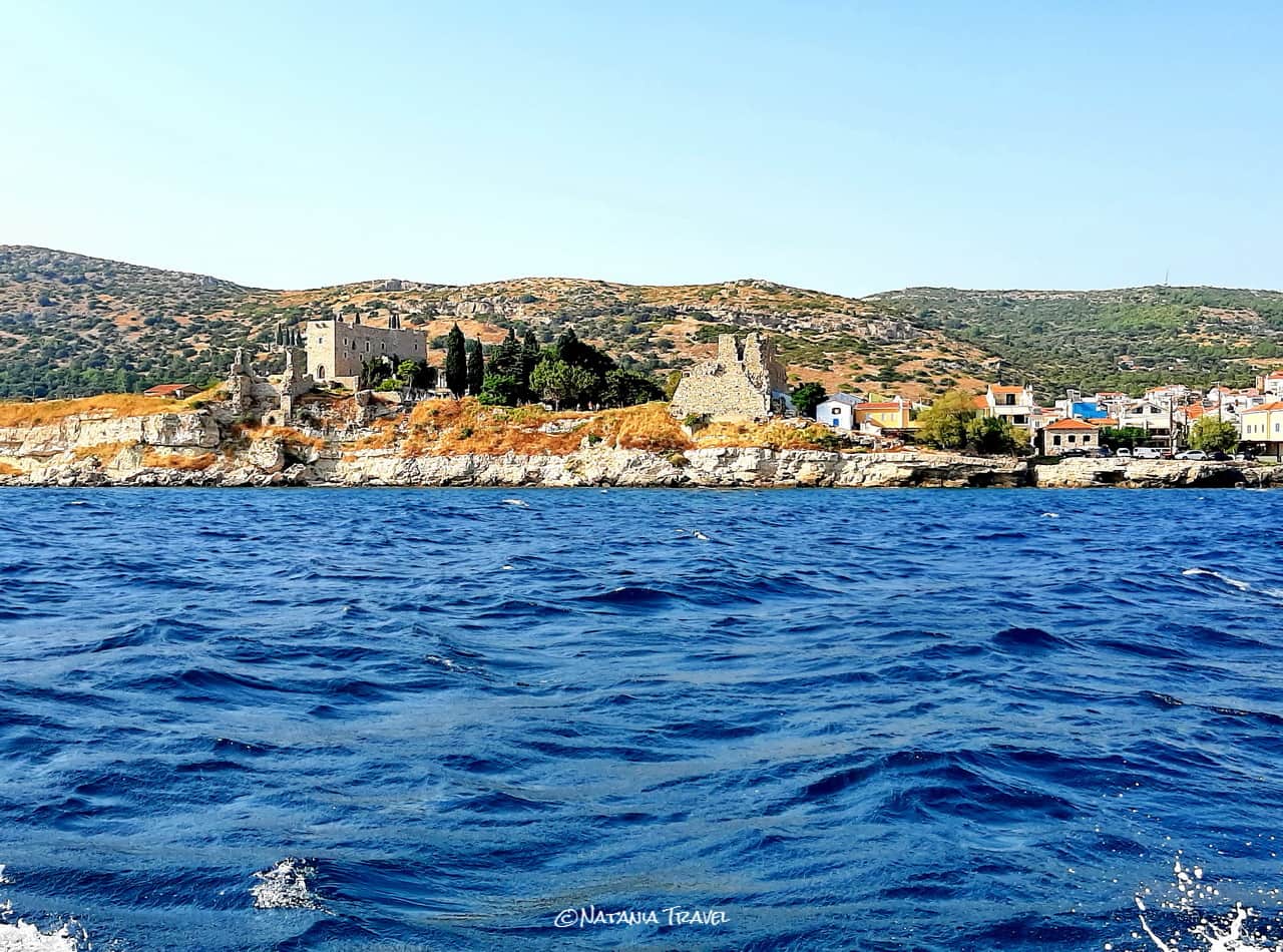 Samos, The Castle of Lykourgos Logothetis, the view from the sea