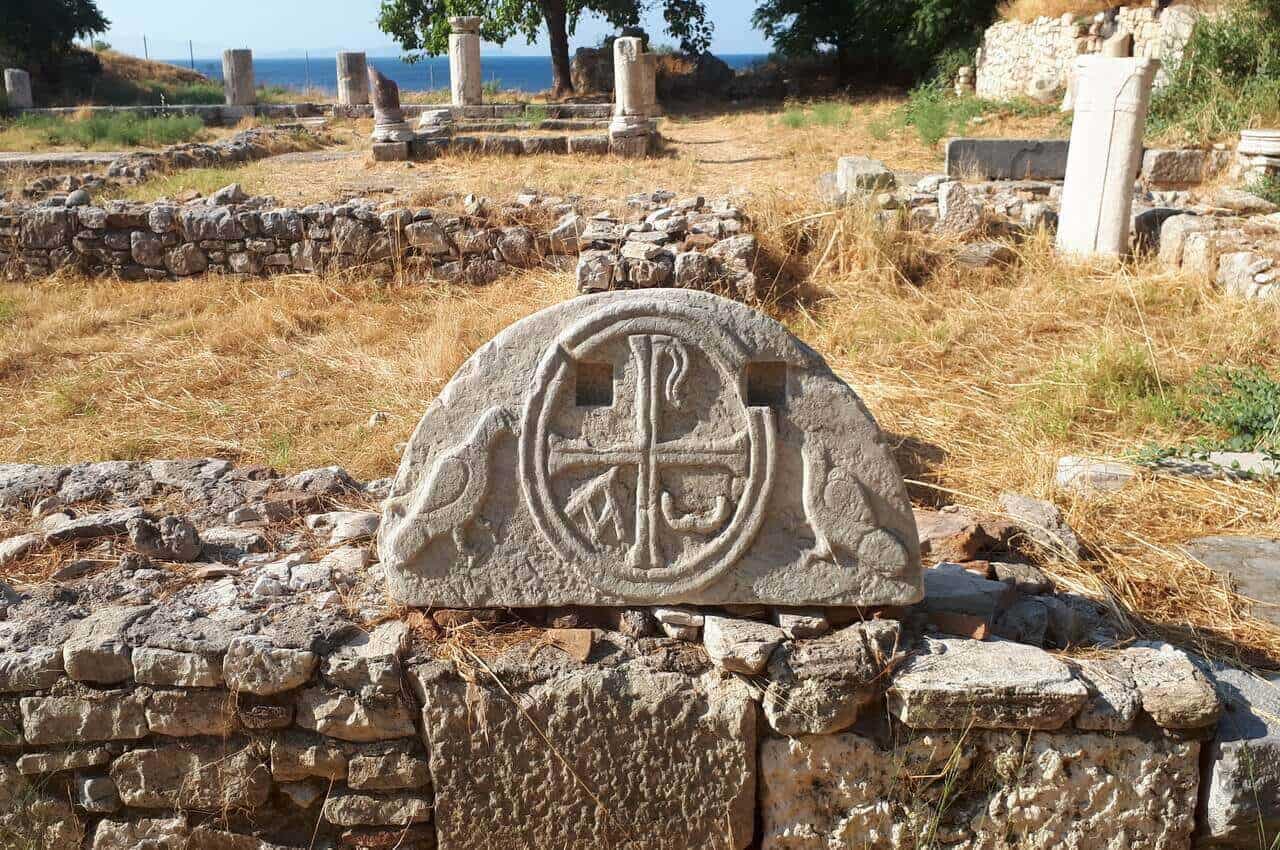 Samos Castle Early Christian Basilica Pythagorion