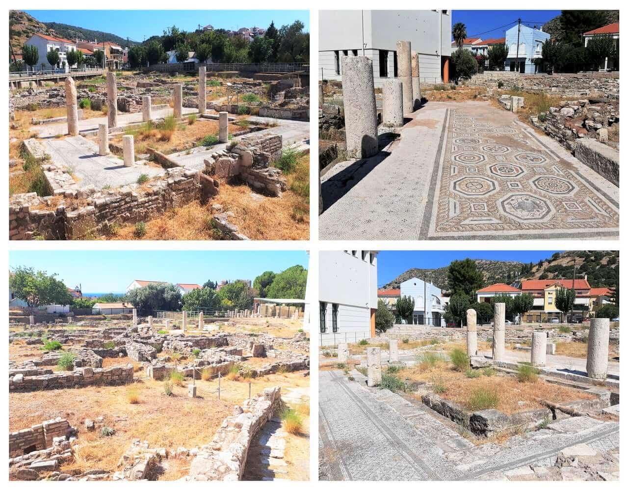 Roman Villa and the Ruins of the Ancient City of Samos