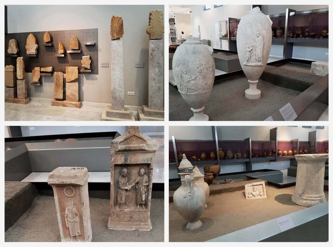 Archaic steles