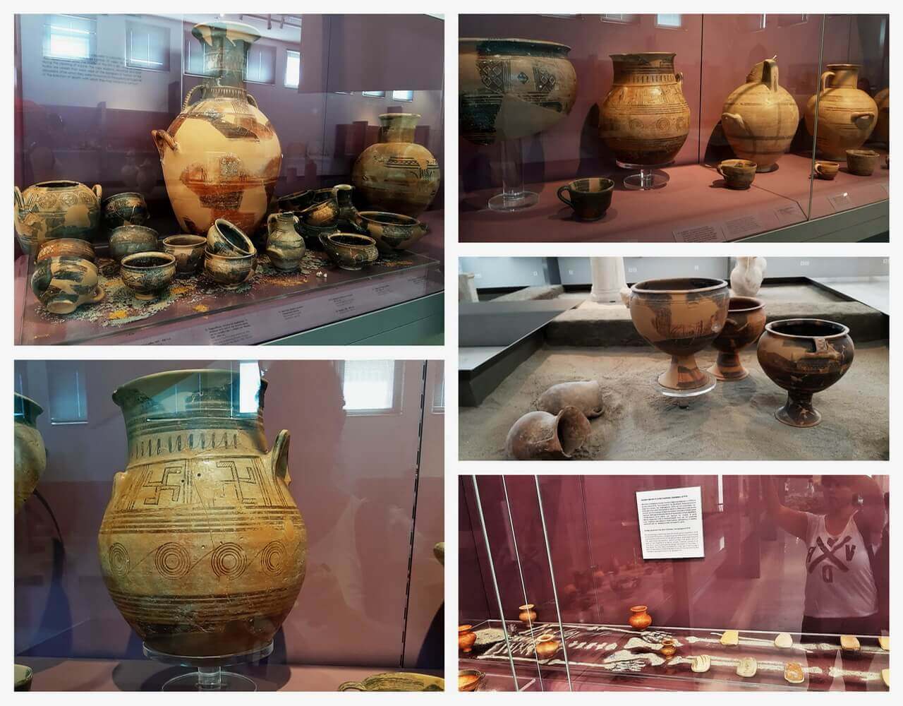 The ancient funeral pottery