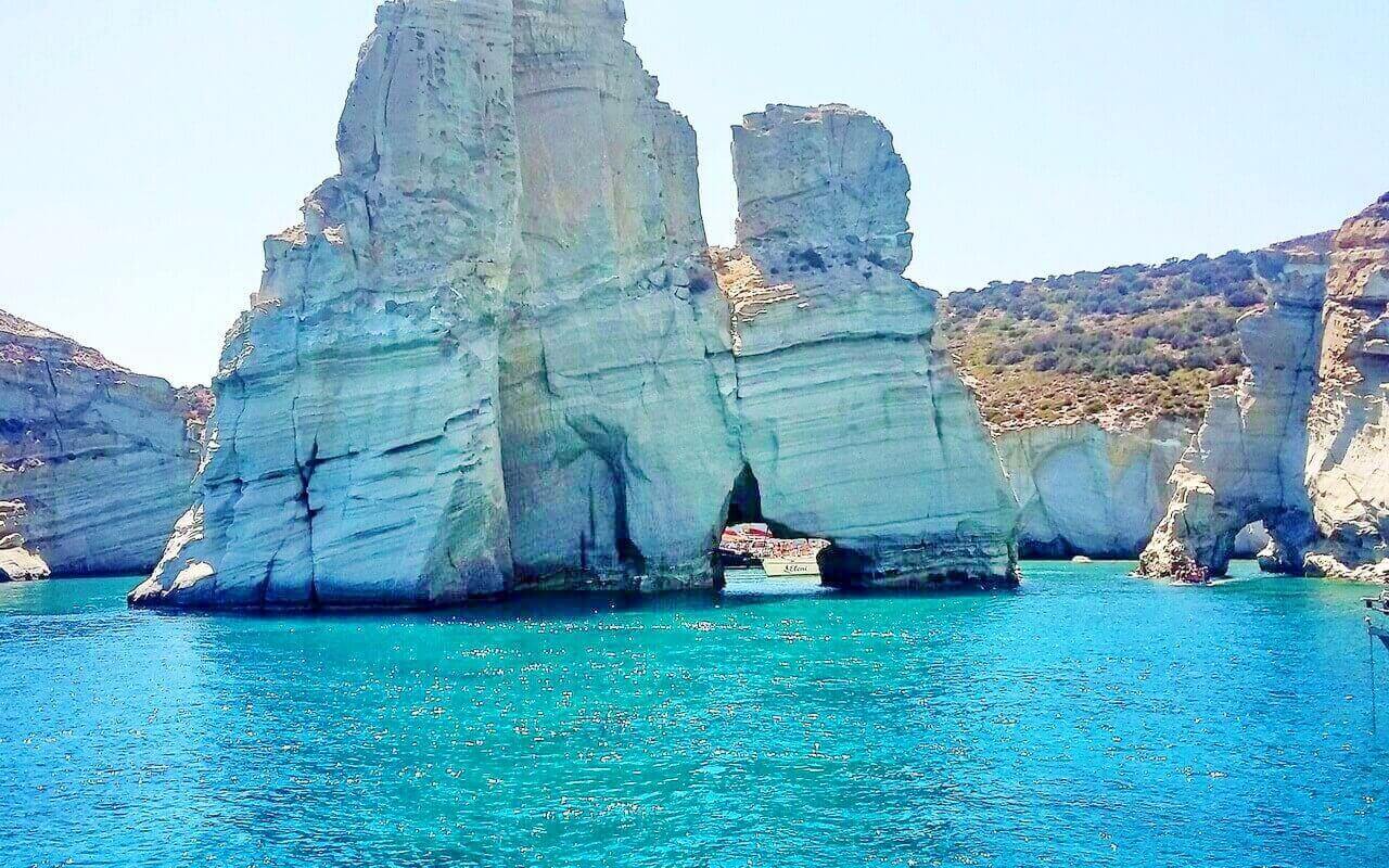 Cruise Around Milos Kleftiko Rocks