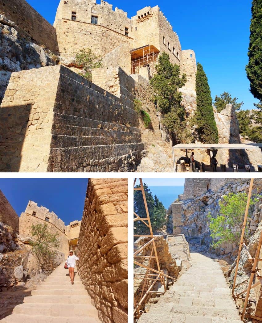 Rhodes Entrance to Lindos Acropolis