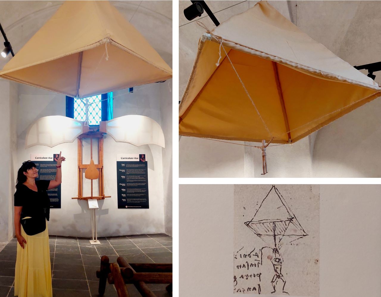 Leonardo Da Vinci Parachute Exhibition Belgrade 2023