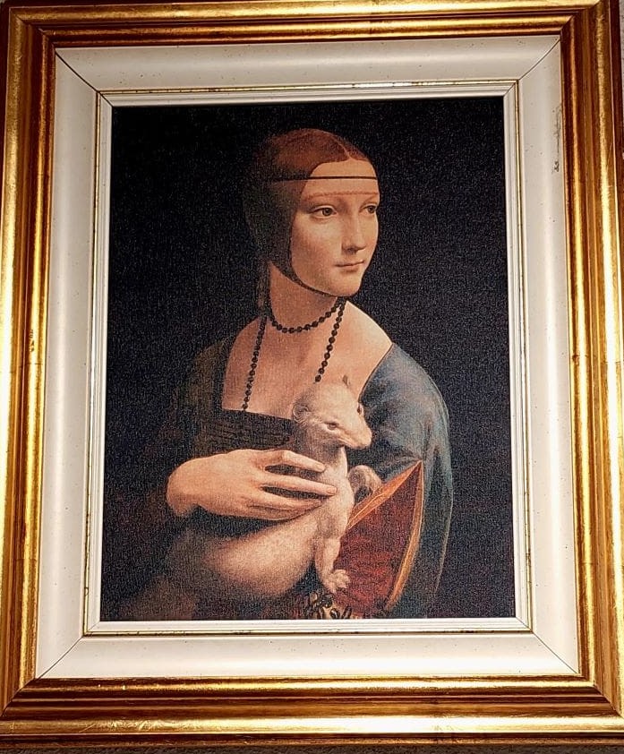 Leonardo Da Vinci Replica Lady with Hermeline