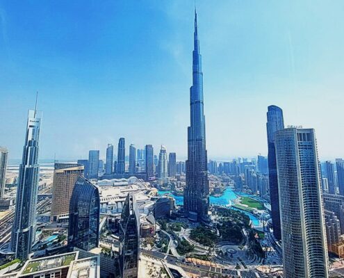 Downtown Dubai and Burj al Khalifa