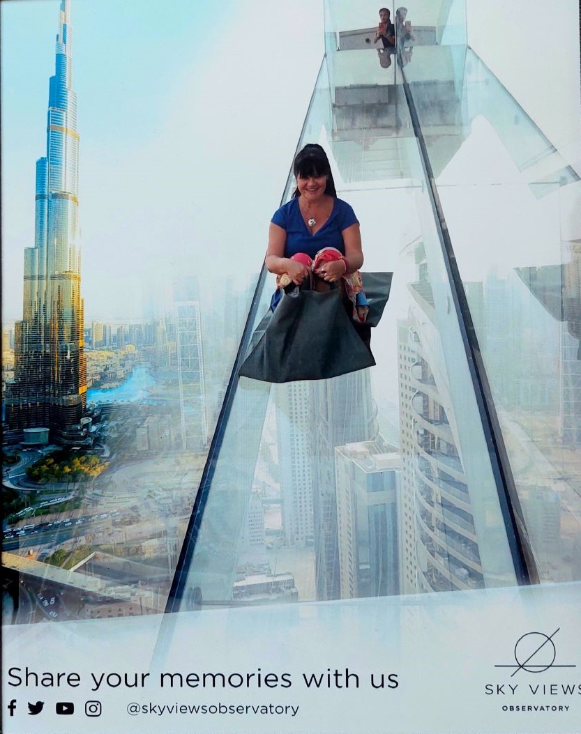Sky View Glass Slide Dubai