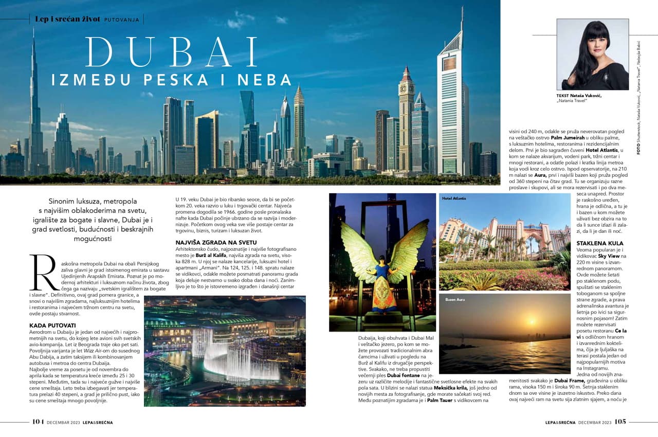 Dubai Natania Travel Lepasrecna Nov 2023 Press