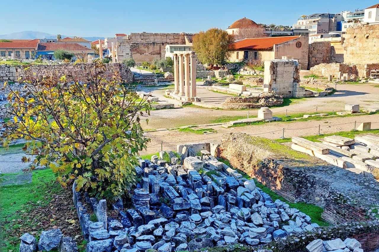 Athens, Ruins of the Hadrian's Library
