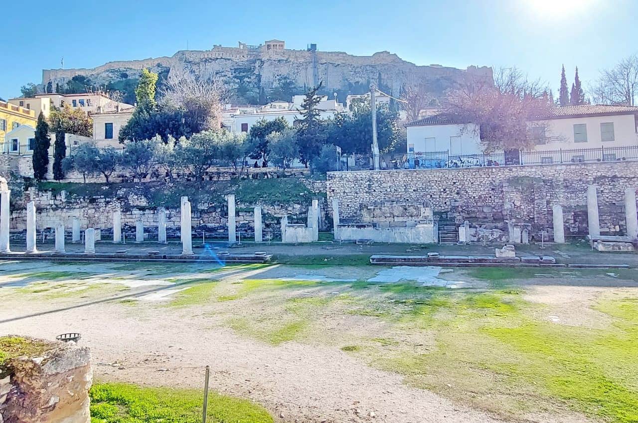 Athens Roman Agora and Acropolis