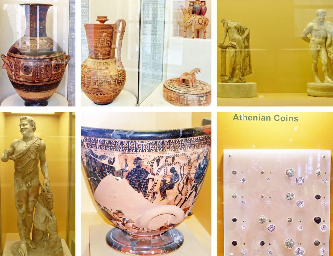 Athens , Exhibits in the Agora Museum