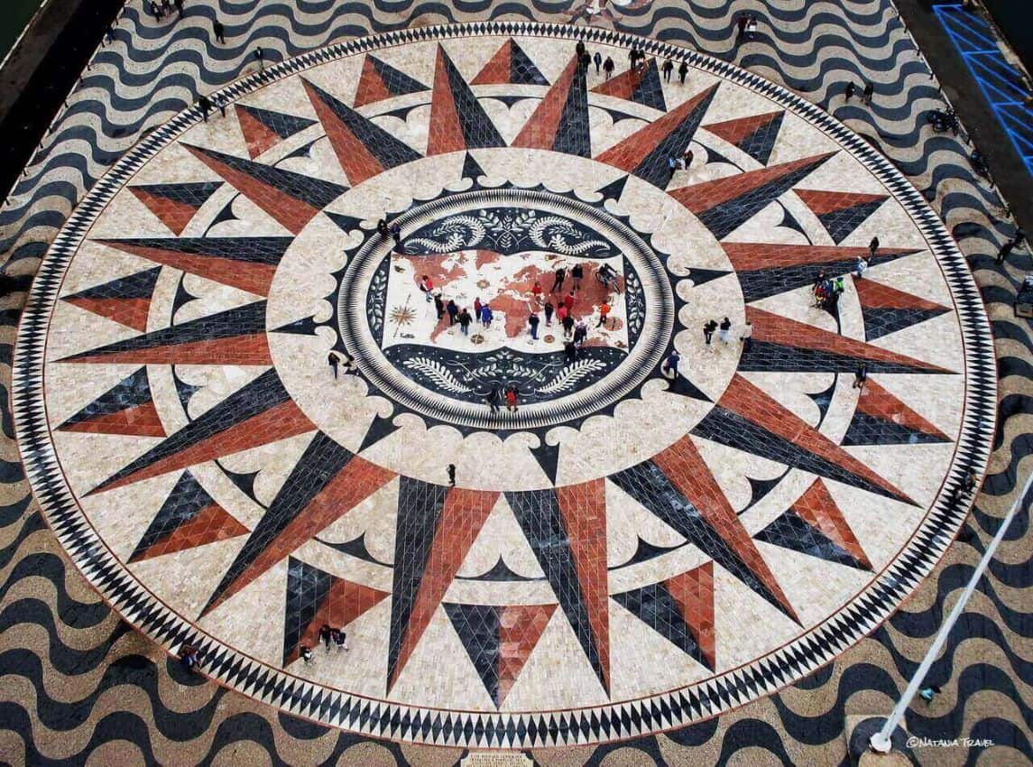 Travelling to Lisbon, The compass Rose and Mappa Mundi