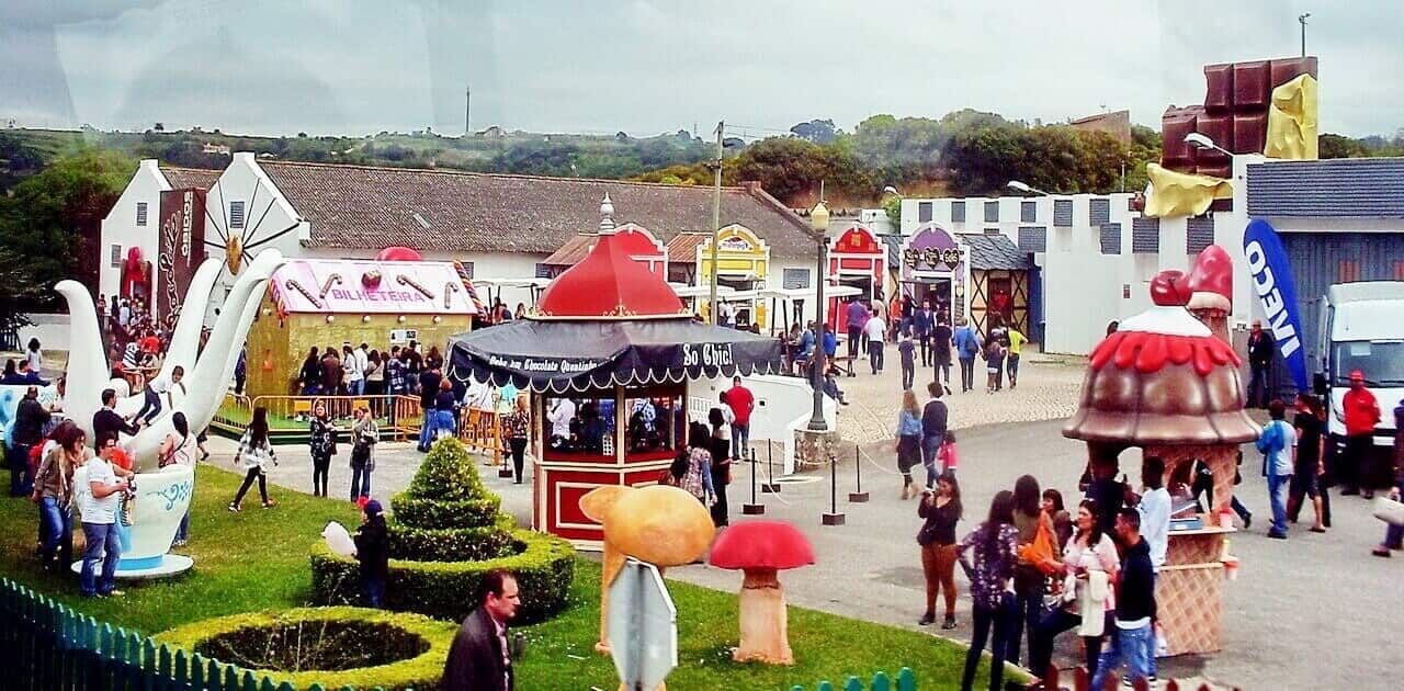Chocolate festival in Obidos, 2015, Portugal
