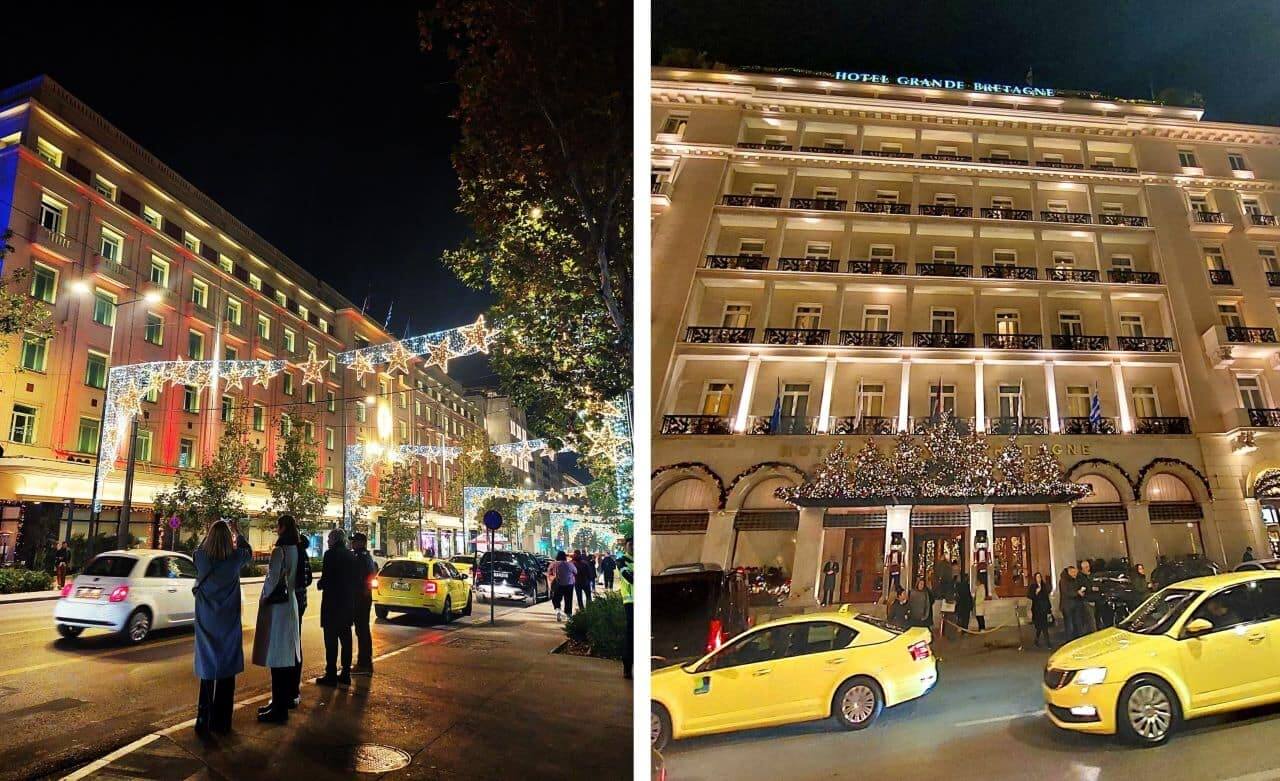 Athens by night