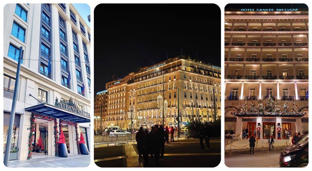 Athens Capital Hotel, King George Hotel and Hotel Grand Bretagna