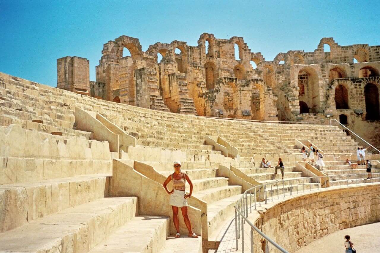 El Jem Amphitheatre, Tunisia, Sahara