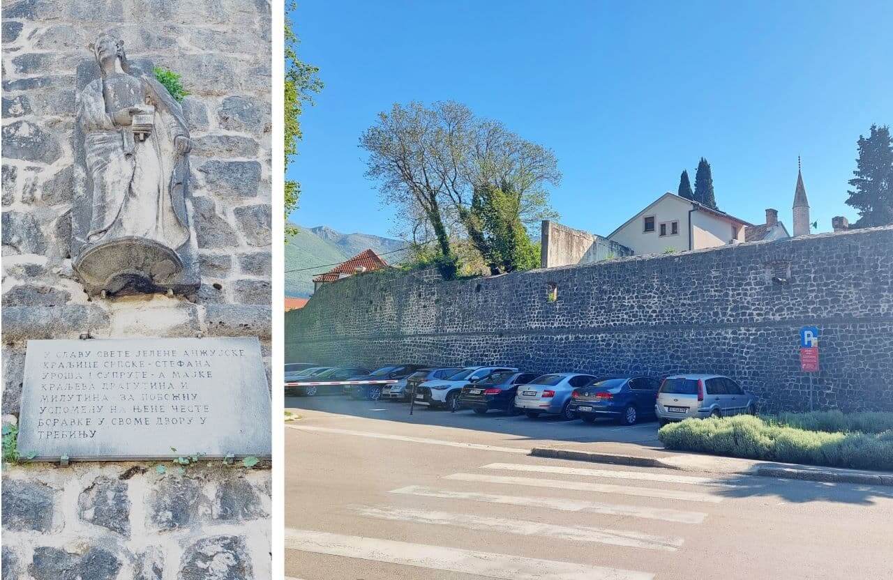 Trebinje, the monument to Helene of Anjou