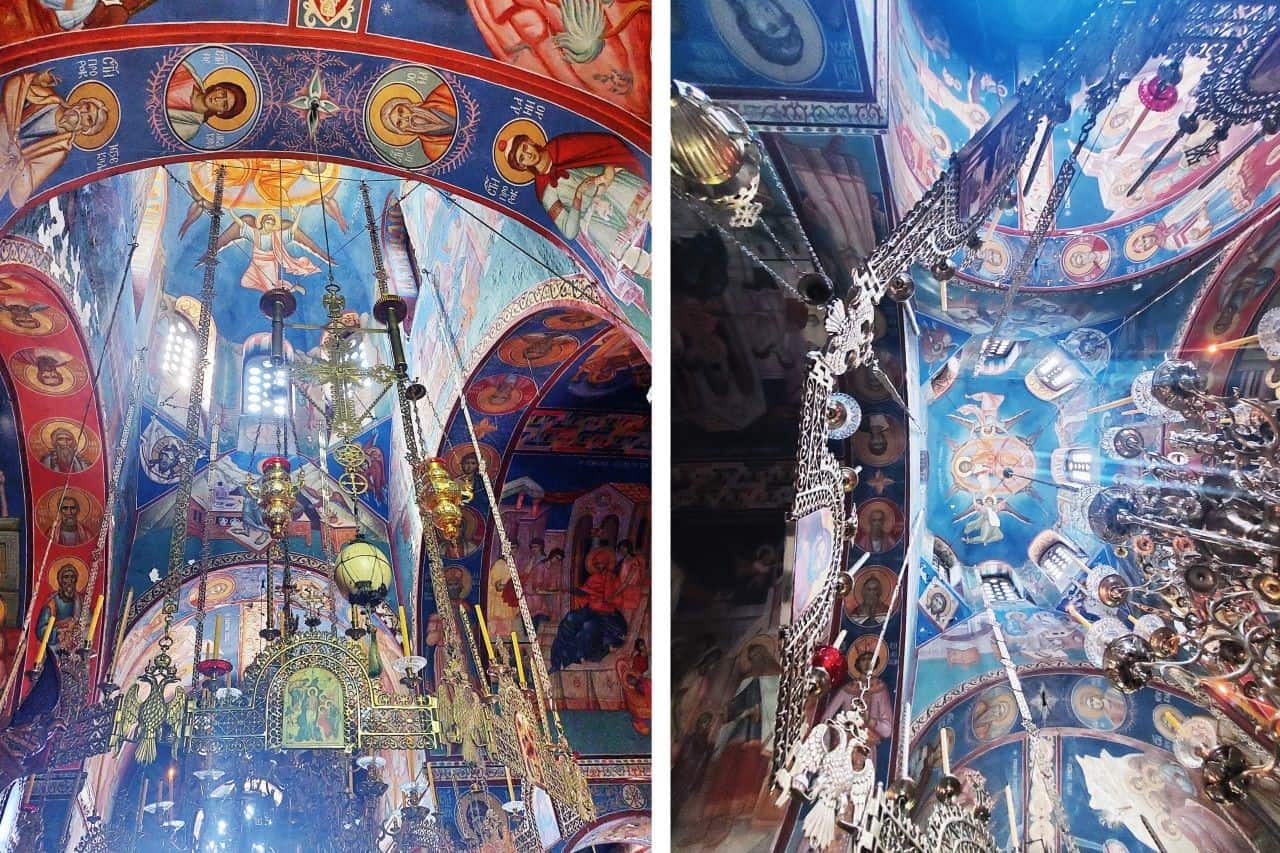 Trebinje, inside of the church, Tvrdoš Monastery