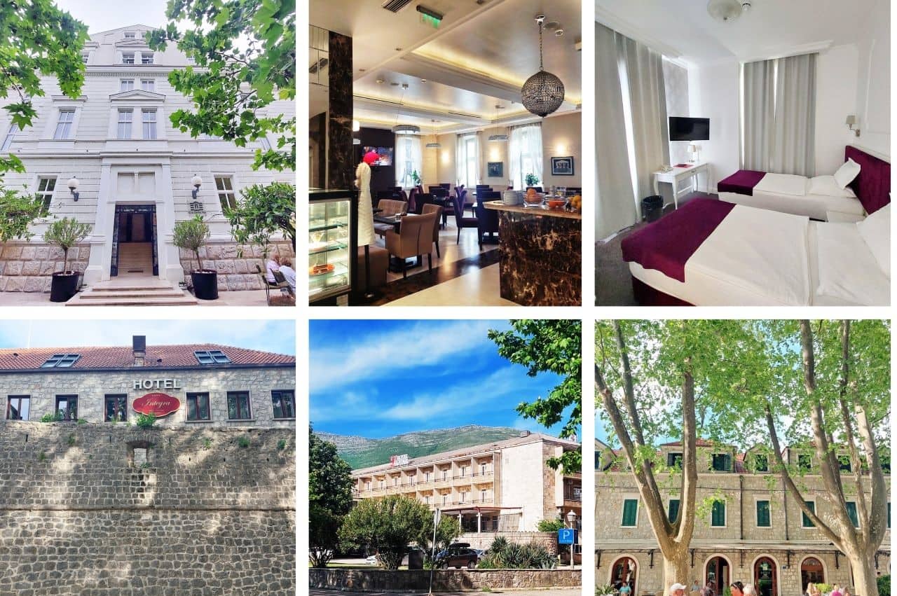 Trebinje. Hotel Central Park, Spa hotel Integra, Hotel Leotar, Hotel Platani