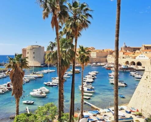 Dubrovnik Old Harbour, Croatia, Hrvatska