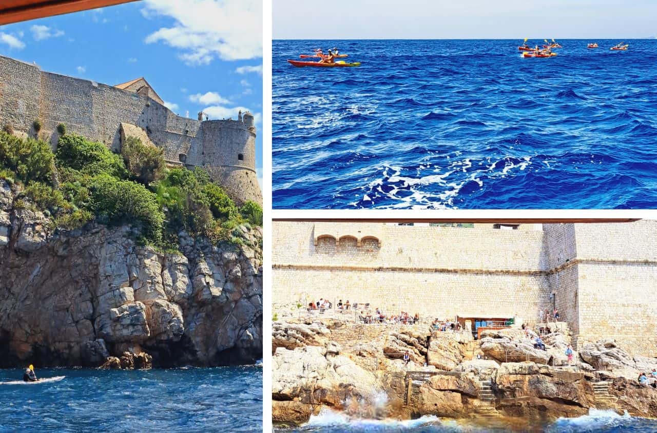 Dubrovnik, walls, kayaks and Cafe Bard