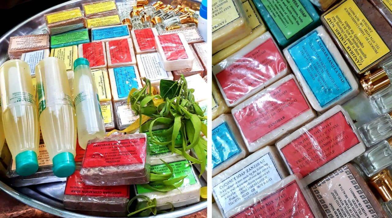 Zanzibar, Jumbo spice farm, natural soaps