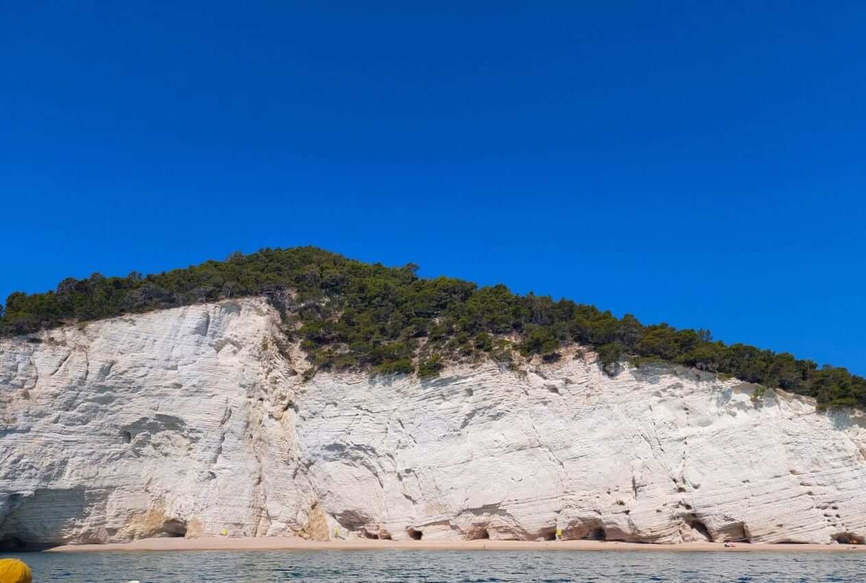 Vieste Gargano Caves Vignanotica Bay and beach