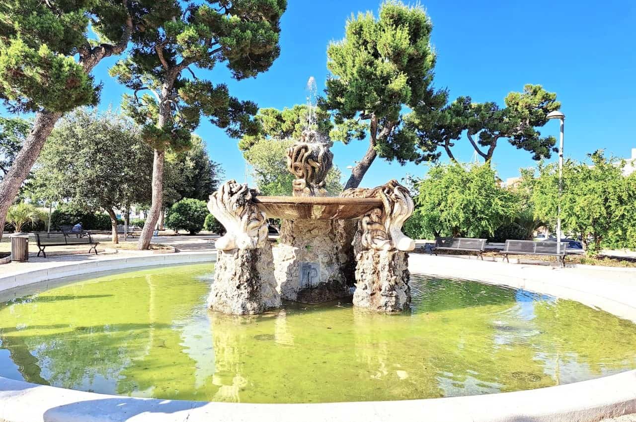 Monopoli, park Villa Comunale Cala Fontanelle