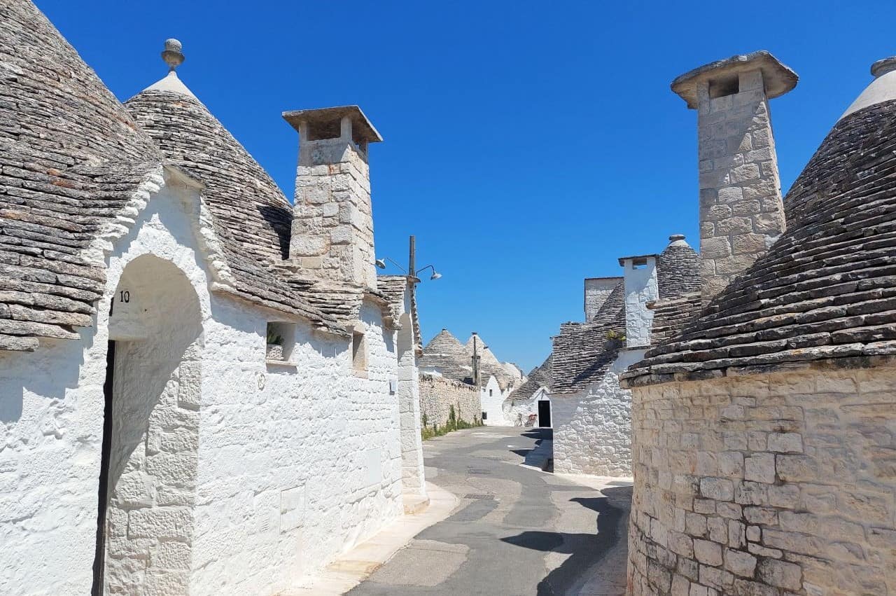 Alberobello, Trulli in Rione Aia Piccola