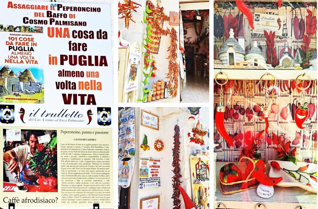 Alberobello, Bar Il Trulletto and shop